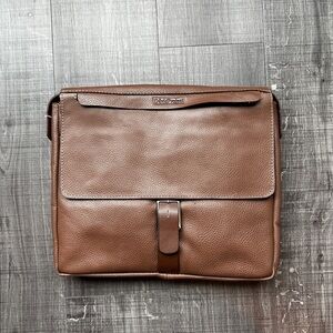 Leather briefcase